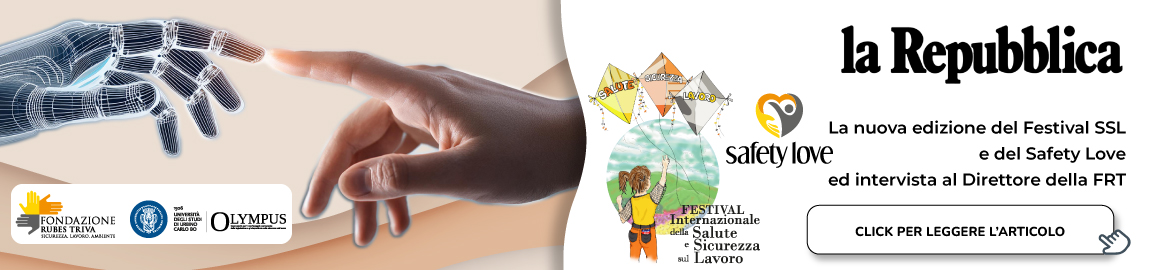 La Repubblica: la nuova edizione del Festival SSl e del safety Love ed intervista al Direttore della Fondazione Rubes Triva