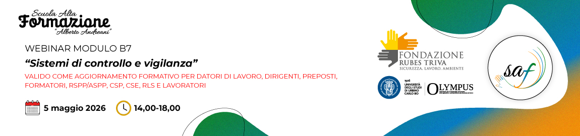 Webinar - Sistemi di controllo e vigilanza