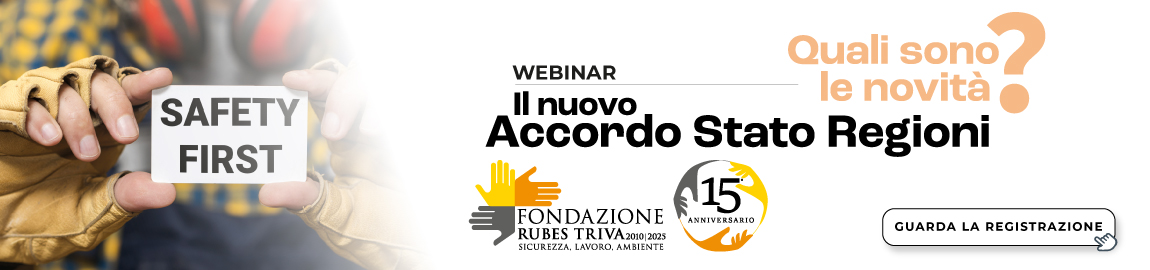 Registrazione del Webinar IL NUOVO ACCORSO STATO-REGIONI del 4 giugno 2025